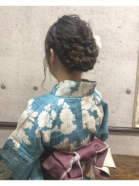 浴衣着付け&ヘアセット