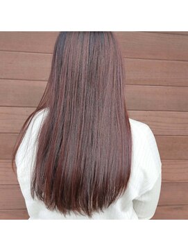 ヘアリゾートハピネス やわらかピンクブラウン☆