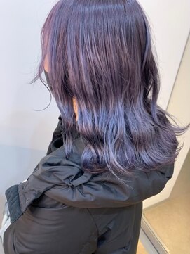 ジーナ 船橋(Zina) 小顔セミウェットウェーブピンクベージュハイライトカラー