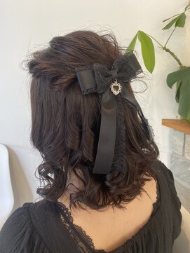 ククー ヘアーアンドメイクアップ(COU COU) ハーフアップ