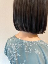 スーパーカット 元町店(SUPER CUT)&nbsp;ブルーグレージュ　　切りっぱなしボブ