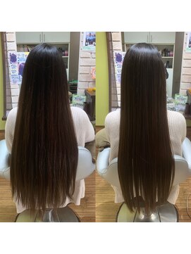 髪質改善ヘアサロン モアビー(More B) 【髪質改善】ハリスノフトリートメント｜うる艶ロング