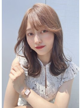 セレスト 竹ノ塚店(CELESTE) 韓国人風レイヤー×薄めバングフェザーバング
