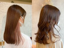 【当店人気No.1デザインカラークーポン】★フルカラー+インナーorイヤリングカラー￥9.500～