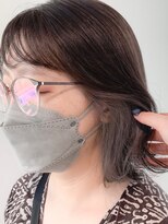 リンダバイネオリーブ 白楽店(Linda by neolive) デザインカラー隠せるインナーカラーグレージュカラー艶感カラー