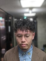 ヒロギンザ 新橋日比谷口店(HIRO GINZA)&nbsp;スキンフェードスパイラルパーマMIXスタイル