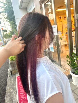 ラヴェルデ 髪質改善×インナーカラー