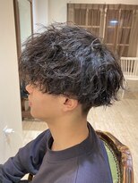 ハシゴ(hasigo.) 波巻きスパイラルパーマ　大阪メンズパーマ