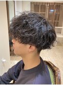 波巻きスパイラルパーマ 大阪メンズパーマ