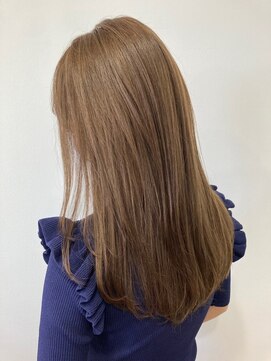 ルートエイチ 市川(Root H) イメチェンチェリーブラウンフェミニンモードダークアッシュ