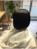 前下がりボブ