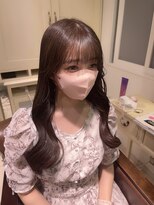 フォルテ 表参道店(FORTE) 韓国風くびれヘア  透明感カラー