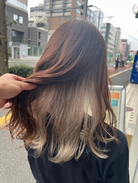 トーン(TONE) ミルクティベージュ/インナーカラー/10代20代30代