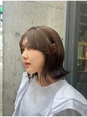 透明感カラーオリーブベージュ