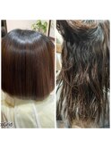 地毛風ストレートBeforeafter