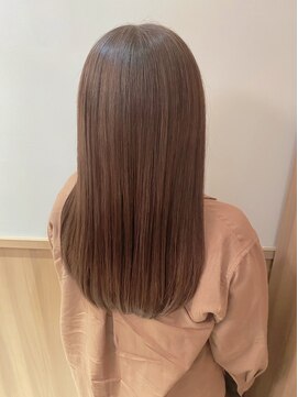 ユキオグループ グラン(yg GRAN) 縮毛矯正ロング♪酸性ストレート髪質改善ココアベージュ