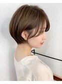 【畑中正敏】丸みショート/小顔ショート/ひし形ショート