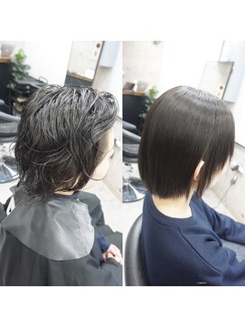 ヘアテリア リュウ 大塚(hair teria ryu) 縮毛矯正/髪質改善/艶髪ストレート/艶カラー