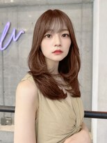 ウェイズ トウキョウ(Ways TOKYO) レイヤーカット　ベージュ　前髪カット　シークレットハイライト