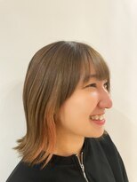 クララ トヨハシ(CLALA Toyohashi)&nbsp;髪質改善トリートメント　インナーカラー　外巻き