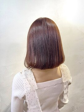 シュリット(schritt) ピンクブラウン ブリーチなしダブルカラー エジリ