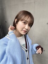 オアシスアヴェダ(OASIS AVEDA) 透け感顔まわり似合わせくびれレイヤー切りっぱなしボブ