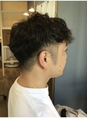 ツーブロックパーマ