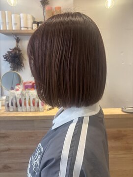 リタ(rita.) 小辻 ツヤまとまり☆ボブ×ピンクベージュ