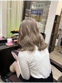ブリーチ1回ミルクティーベージュ