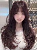 韓国ヘア/ブリーチ/顔周りカット/ハイトーン/レイヤーカット/