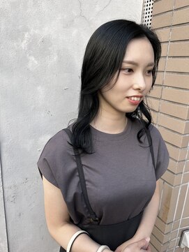 メール(mer) ブルーブラック