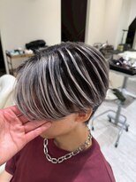 バース 梅田中崎町店(BIRTH)&nbsp;ホワイトアンブレラカラーバレイヤージュカラー