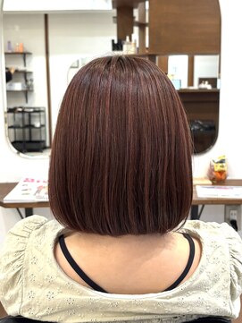 ルイ(ROUIS produced by LUCK 津田沼) ROUIS 津田沼 ハイライト×ピンク