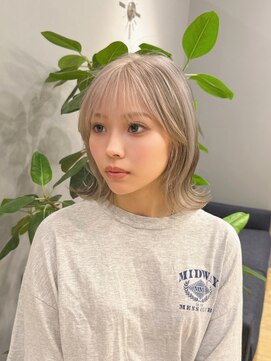 ジルバイジアン(JILL by GIEN) #くびれボブ#セクションカラー/森岡俊亮