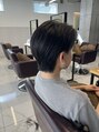 オーブ ヘアー ブレイブ 宗像店(AUBE HAIR brave) 襟足ありニュアンスセンターパート