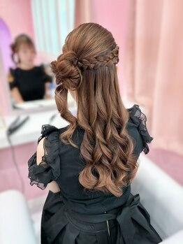 メモワール なんば店(memoire)の写真/【お友達とのご来店も大歓迎◎】特別な日をもっとかわいく盛り上げたい時はmemoireにお任せ☆