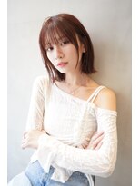 ニコ トウキョウ 渋谷(nico TOKYO)&nbsp;ロングレイヤーカット顔周りレイヤーウルフハッシュカット韓国