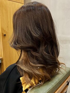 グレープバイン(GRAPEVINES) ミルクティーインナーカラー