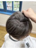 白髪ぼかしグレー