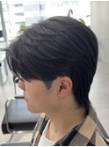 毛流れセンターパート ナチュラル 鹿児島メンズ