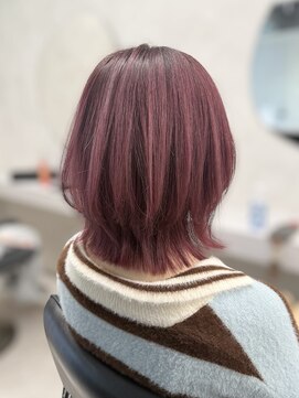 ノアル 大宮店(NOAHL) ピンク/ピンクバイオレット/ダブルカラー/ブリーチ M