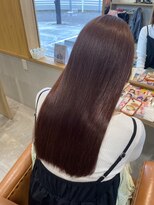 パウダーヘアー ルミニティ(powder hair luminity) 春に人気のピンクブラウンカラー