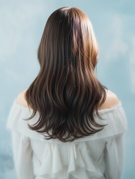 フレイムス ヘアアンドリラックス 赤羽店(Frames hair&relax) 大人可愛い波巻きウェーブ20代30代40代前髪あり濡れ髪ボブ南越谷