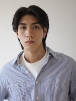 レーヴ(Reve)&nbsp;MEN'S HAIR/ニュアンスパーマ/リバースセンターパート/目黒/品川