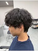 宇都宮メンズカットメンズパーマ波巻きスパイラルパーマツイスパ