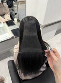 これからの季節に！髪質改善ストレート×ダークカラー