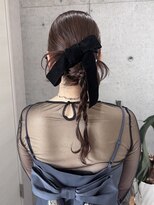 プリュム(Plume.)&nbsp;結婚式お呼ばれヘア リボンヘア