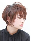 奥行きショート×フォギーアッシュ