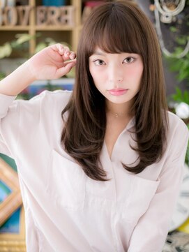 カバーヘア イヴ 戸頭店(COVER HAIR EVE) *+COVER HAIR+*…黒髪ｘ斜めバング☆小顔ストレートa