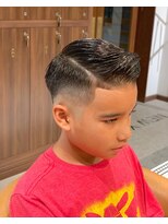 リバレッジ 広尾(Leverage)&nbsp;理容室外国人風メンズバーバースタイル